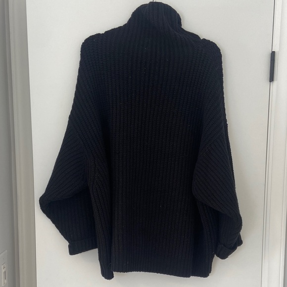 Free People Oversized Chunky Knit Swim Too Deep Sweater - Picture 9 of 12